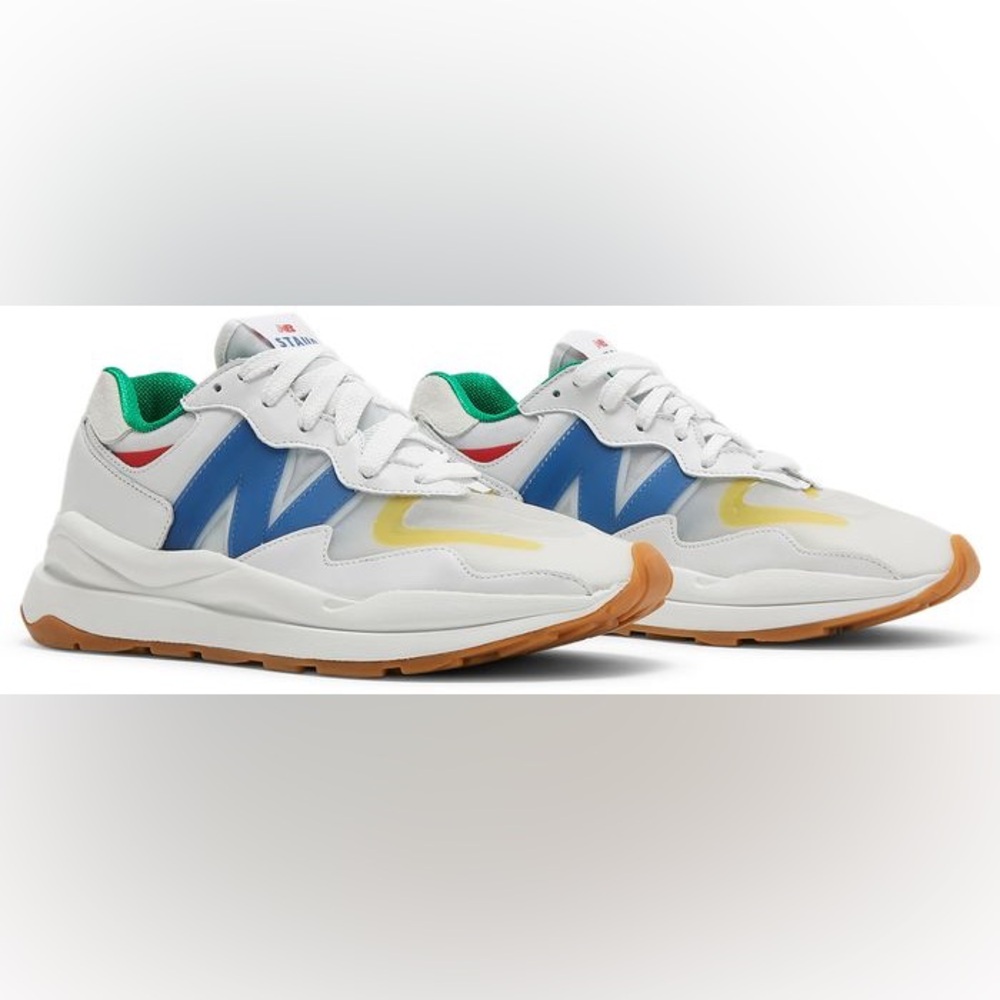 New Balance STAUD X 57/40 “White Blue Quartz” Sneakers
